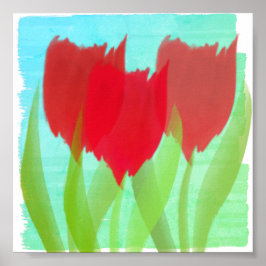 Personalisierte Tulips Poster