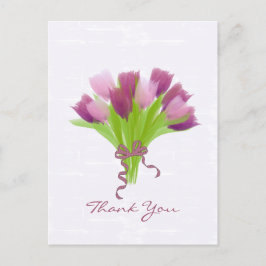 Personalisierte Tulips Postkarte