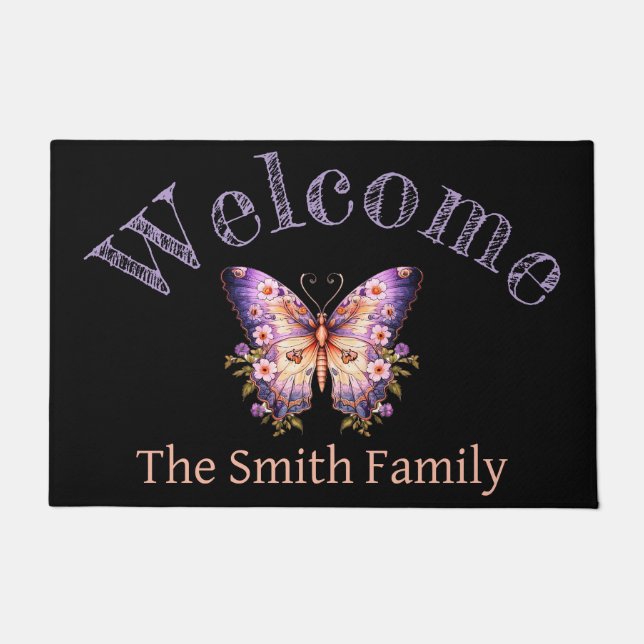 Personalisierte Tür Fußmatte (Vorderseite)