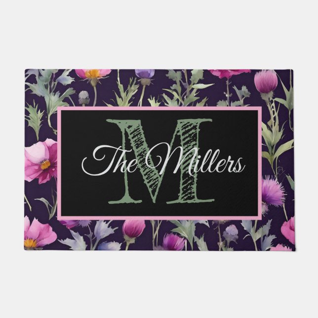 Personalisierte Tür Fußmatte (Vorderseite)