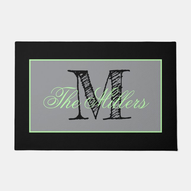 Personalisierte Tür Fußmatte (Vorderseite)
