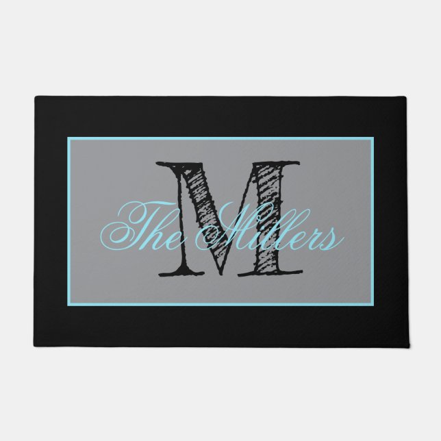 Personalisierte Tür Fußmatte (Vorderseite)