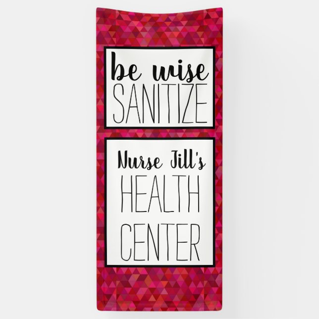Personalisierte Türdekoration der Krankenschwester Banner (Vertikal)