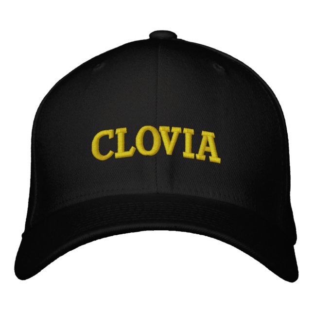 Personalisierte Typografie Bestickte Baseballkappe (Vorderseite)