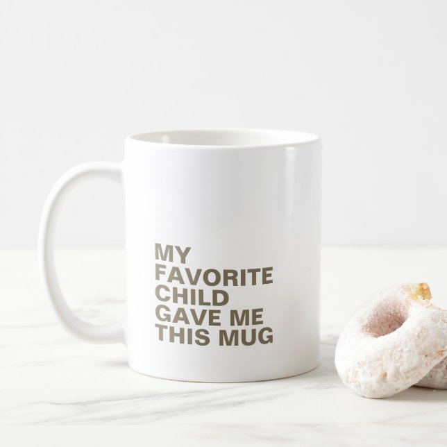 Personalisierte Typografie-Tasse mit Initial Kaffeetasse (Mit Donut)