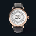 Personalisierte Übersicht über das Logo für Untern Armbanduhr<br><div class="desc">Benutzerdefinierte Farben und Schriftart Personalisierte Uhren mit Ihrem Firmenlogo und Text Beruflich Design Business Werbegeschenk - Hinzufügen Ihres Logos - Bild oder QR-Code - Foto / und Name - Unternehmen / Website oder andere Informationen / Text - Umgestalten und verschieben oder entfernen und hinzufügen / Text mit Anpassungstool. Wählen Sie...</div>
