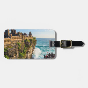 Personalisierte Uluwatu Bali Tempel Klippen Reise Gepäckanhänger