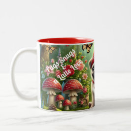 Personalisierte Umarmung Zweifarbige Tasse