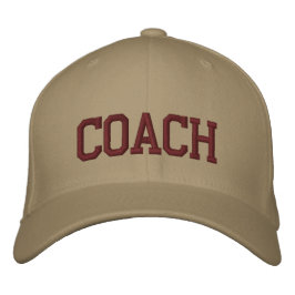 Personalisierte und bestickte Coach Cap | Hat Bestickte Kappe