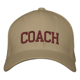 Personalisierte und bestickte Coach Cap   Hat Bestickte Kappe