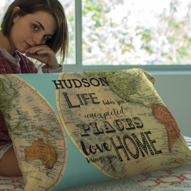 Personalisierte Uni Dorm Room Inspiration Zitat Kissenbezug (Von Creator hochgeladen)