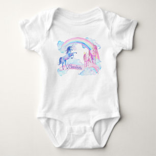 Personalisierte Unicorn Baby Girl Shirts