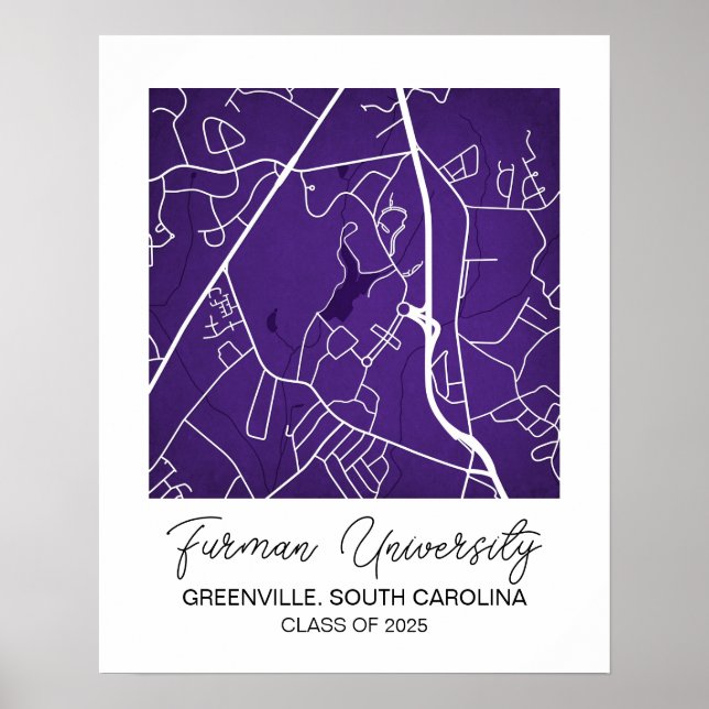 Personalisierte Universitätskarte, benutzerdefinie Poster (Vorne)