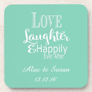 Personalisierte Untersetzer-Gastgeschenke Hochzeit Getränkeuntersetzer