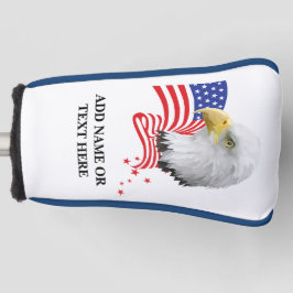 Personalisierte USA Eagle Golf Putter Cover Golf Headcover