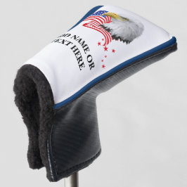 Personalisierte USA Eagle Golf Putter Cover Headcover