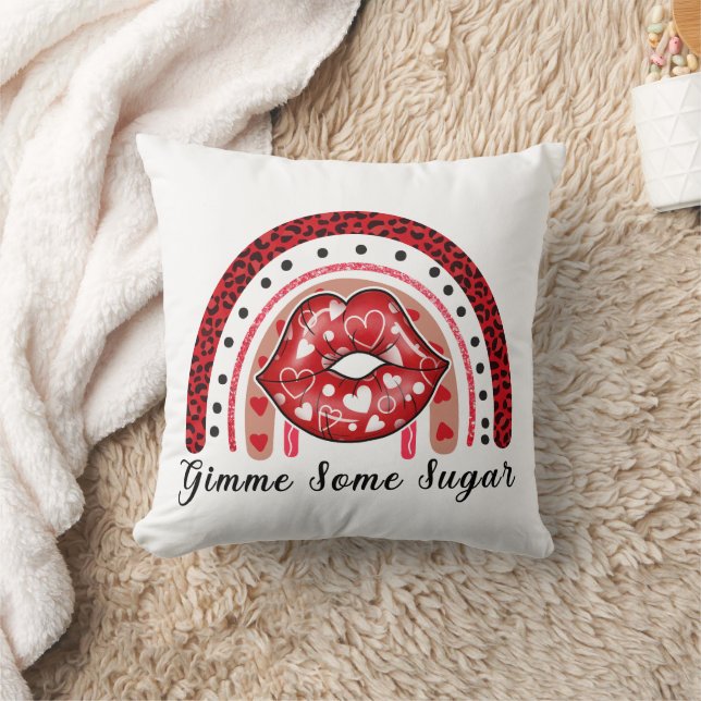 personalisierte Valentine Kissen (Decke)