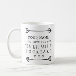 Personalisierte Valentines-lustige Tasse -