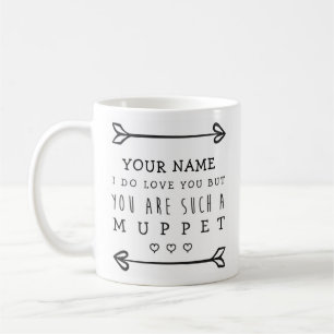 Personalisierte Valentines-lustige Tasse - Muppet