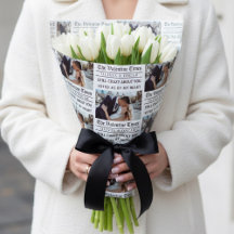 Personalisierte Valentinstag-Zeitungsfoto-Verpacku