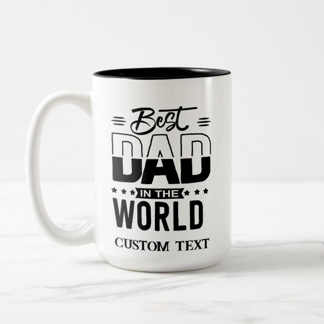 PERSONALISIERTE VATER DAY TASSE (Links)