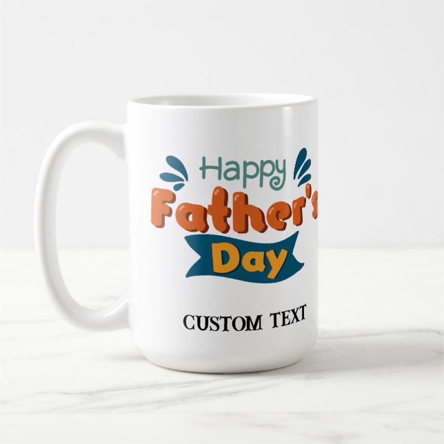 PERSONALISIERTE VATER DAY TASSE (Links)