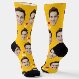 Personalisierte Vater Mama Socken mit benutzerdefi