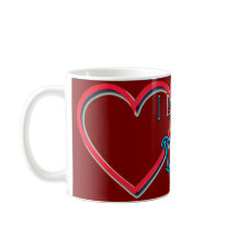 PERSONALISIERTE VATER-TAG KAFFEE-TASSE - ROT