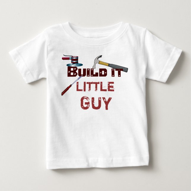 Personalisierte Vater- und Sohn-Matching-Shirts Baby T-shirt (Vorderseite)