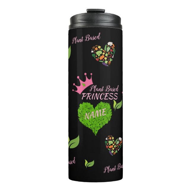 Personalisierte Vegane Flasche - Thermische Tumble (Vorderseite)
