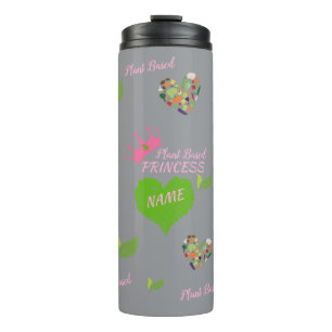 Personalisierte Vegane Flasche - Thermische Tumble