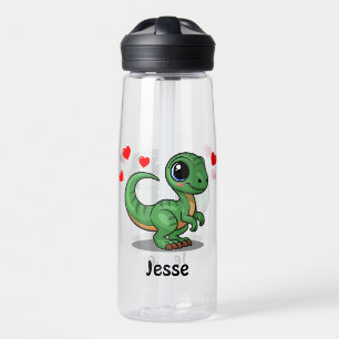 Personalisierte Velociraptor-Dinosaurier-CamelBak- Trinkflasche