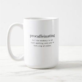 Personalisierte Verarbeitung Kaffeetasse