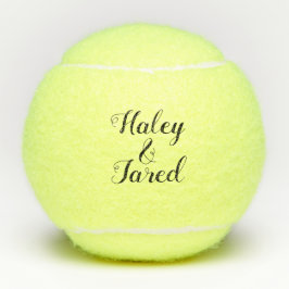 Personalisierte Verlobung für benutzerdefinierte H Tennisbälle
