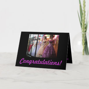 Personalisierte Verlobungskarte Karte