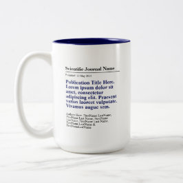 Personalisierte Veröffentlichung Zwei-Tone-Tasse 1 Zweifarbige Tasse