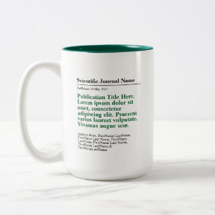 Personalisierte Veröffentlichung Zwei-Tone-Tasse 1 Zweifarbige Tasse