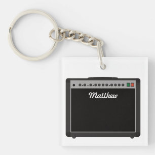 Personalisierte Verstärker-Illustration für Schlüsselanhänger