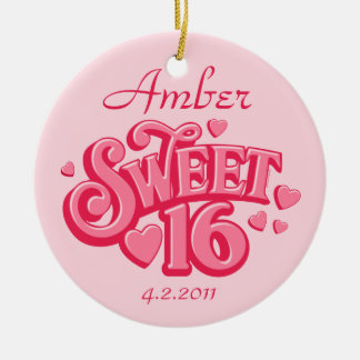 Personalisierte Verzierung des Schatz-16 Keramik Ornament