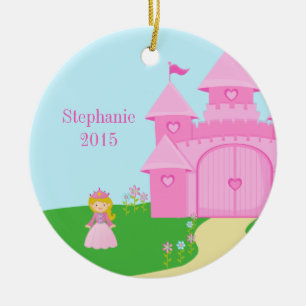 Personalisierte Verzierung Prinzessin und des Keramik Ornament