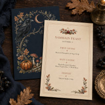 Personalisierte viktorianische Samhain-Raben-Abend