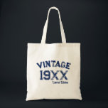 Personalisierte Vintag 19XX limitierte Edition Tragetasche<br><div class="desc">Personalisierte Vintag 19XX limitierte Edition</div>