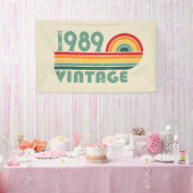 Personalisierte Vintage 35. Geburtstagsparty