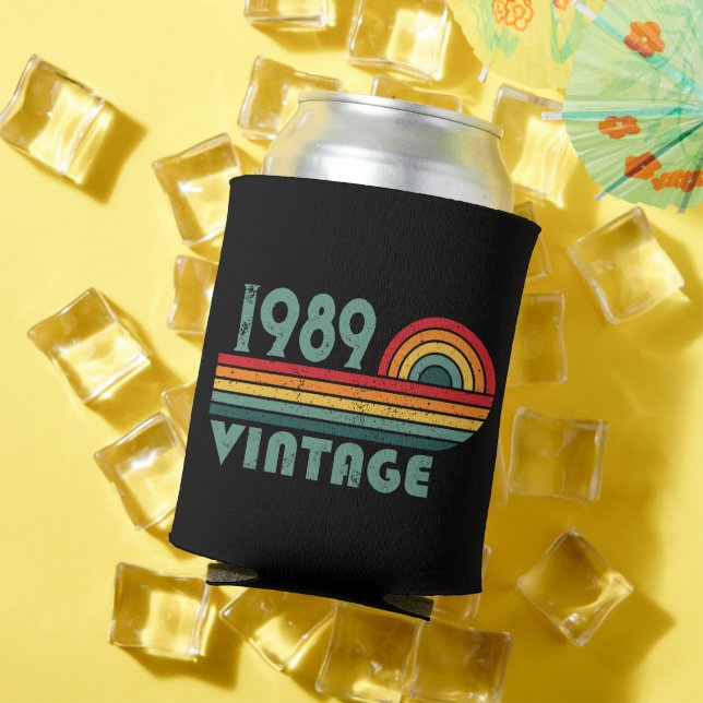 Personalisierte Vintage 35. Geburtstagsparty Dosenkühler (In Situ Sommer)