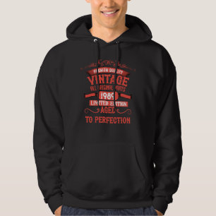 Personalisierte Vintage 35. Geburtstagsparty Hoodie