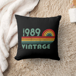 Personalisierte Vintage 35. Geburtstagsparty Kissen