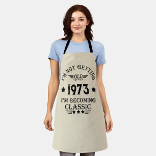 Personalisierte Vintage 50. Geburtstagsgeschenke Schürze
