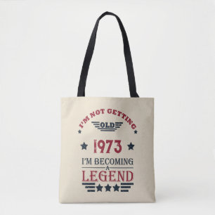 Personalisierte Vintage 50. Geburtstagsgeschenke Tasche