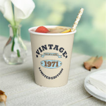 Personalisierte Vintage 55. Geburtstagsparty