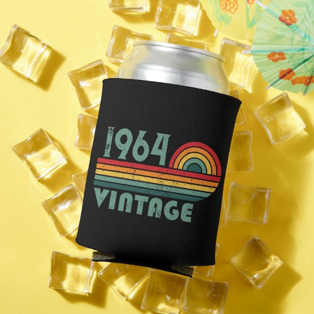 Personalisierte Vintage 60. Geburtstagsgeschenke Dosenkühler (In Situ Sommer)